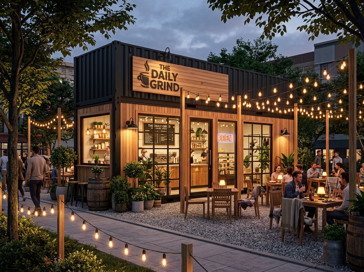 Custom Container Restaurant Cafe